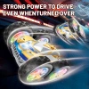 Remote control rolling stunt double-sided car dump car high-speed rotation Double-sided light durable boy toy window box packaging with remote control USB charging cable 3.7V lithium battery Application Scenario